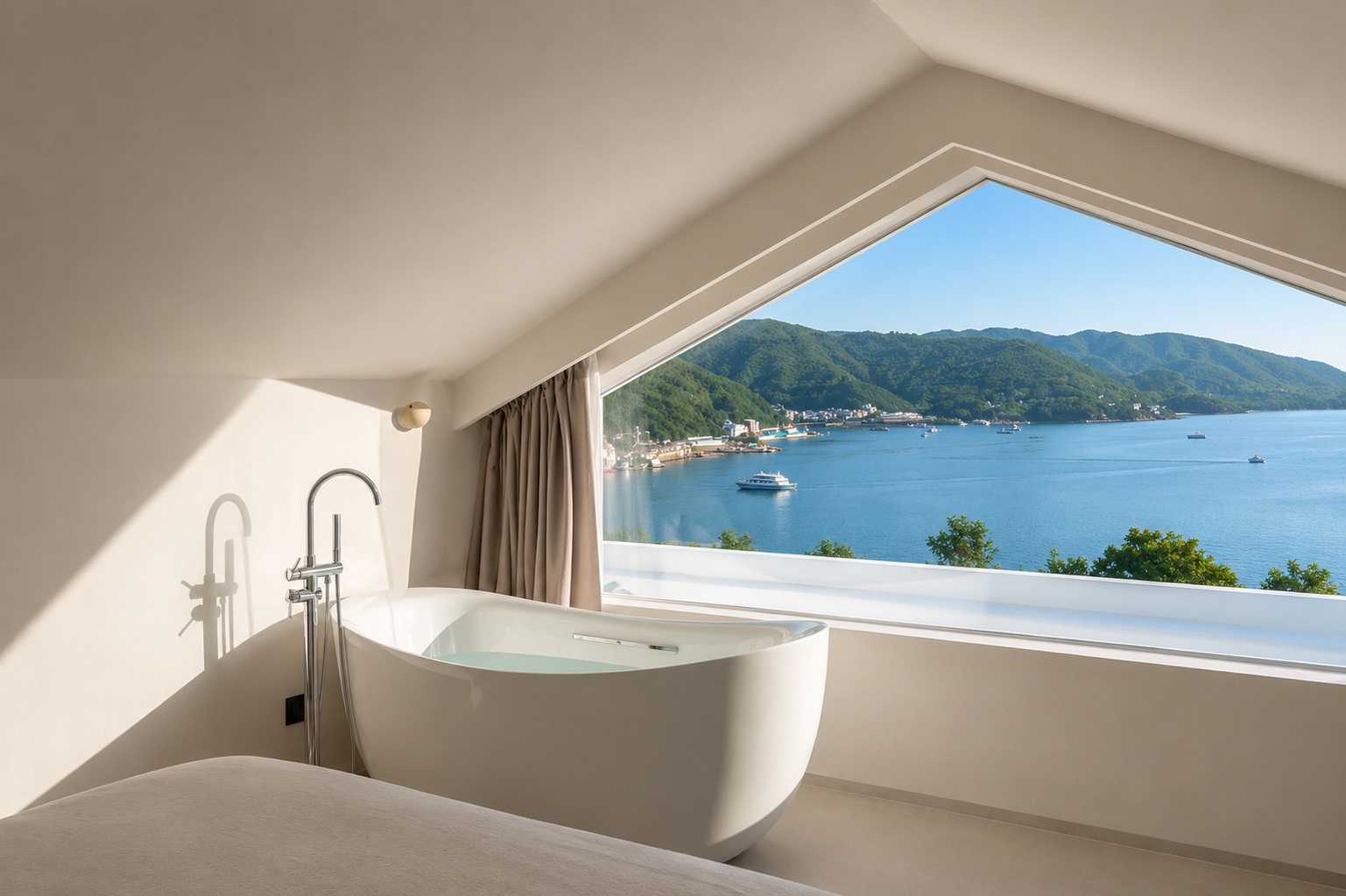 Miyue · Shenzhen Blue and White Saint Island Cliff Hot Tub Boutique Stay — фотография 3 из публикации
